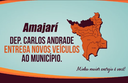 Dep. Carlos Andrade Entrega Novos Veículos ao Município de Amajari-RR
